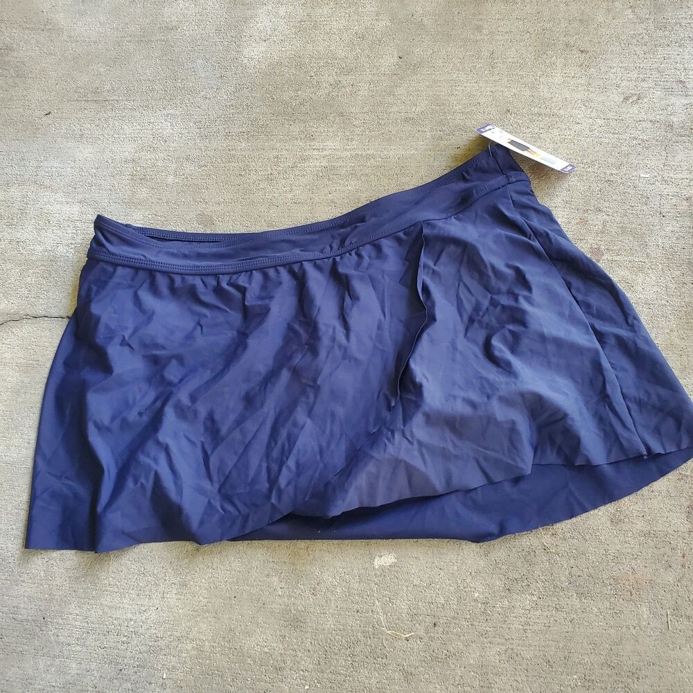 Anne Cole Navy Swim Skirt Size XXL
